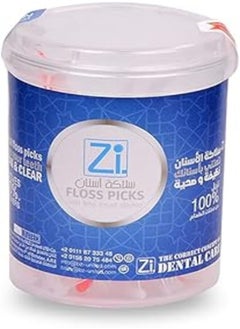 اشتري Zi dental floss picks - Cylindrical box 30 picks في مصر