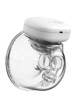 Buy Wearable Electric Breast Pump Portable Wearable Cup 8oz/ 240ml BPA-free 3 Modes 9 Suction Levels Comfort Breastfeeding Milk Collector With 24mm Nipple Part Diameter in Saudi Arabia