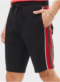 Buy Side Stripe Drawstring Shorts in Saudi Arabia