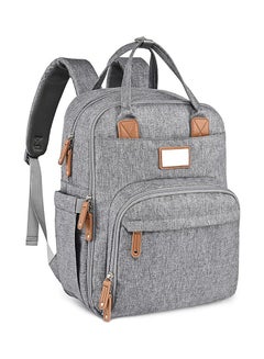 Buy ORiTi Diaper Bag Backpack Multifunction Travel Back Pack Maternity  Large Capacity, Waterproof and Stylish, Gray in UAE