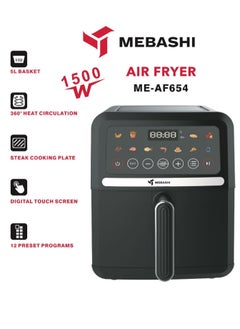 Buy Air Fryer With Touch Screen 5 Ltr Basket 1500 W in UAE