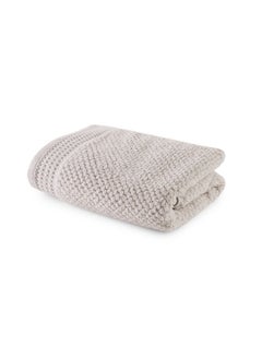 Buy Textured Luxe Hand Towel 50X90Cm - Grey in UAE