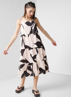 Buy Strapy Printed Dress in UAE
