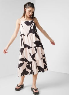 Buy Strapy Printed Dress in UAE