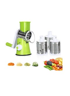 Buy 4 Pcs Vegetable Slicer 3 In 1 Handheld Spiral Rotary Drum Slicer For Vegetable Fruit Cheese Nut in UAE