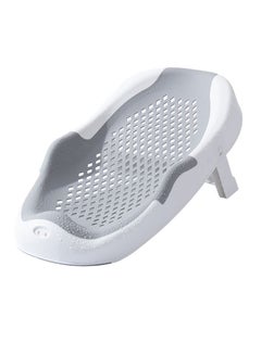 Buy Clean Cradle Non-Slip Secure Infant Bather With Inclined Headrest For Baby Grey in UAE