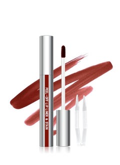 Buy Cilrofelr Peel Off Lip Liner Stain, Long Wear Tattoo Lip Liner with Tweezer, Peel Off Lip Stain with Matte Finish, Long Lasting, Waterproof, Transfer-proof, Highly Pigmented Color (Cocoa) in UAE