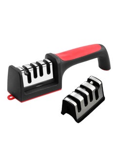 Buy 4-in-1 Knife Sharpener, Handheld Knife Sharpener Helps Repair, Restore, Polish Blades, Including Straight, Serrated Blades and Scissors in Saudi Arabia