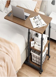 اشتري Movable Height Adjustable Bedside Laptop and Storage Table في الامارات