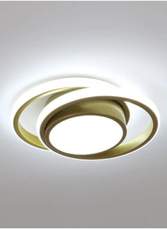 Buy Modern LED Ceiling Light,Simple Design Ceiling Light, Round Metal Ceiling Lamp(Gold) in Saudi Arabia