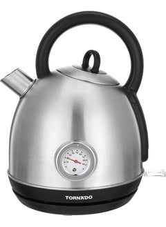 Buy Tornado Stainless Steel Kettle 1.7L 2200W TKS-2217TR in Egypt