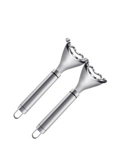 Buy Magic Corn Peeler Kitchen Gadget Stainless Steel Corn Thresher with Ergonomic Handle Cob Stripper Tool Thresher Corn 2PCS in Saudi Arabia