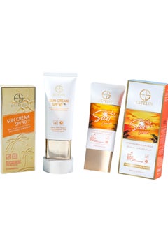 Buy Sunscreen and Moisturizing Cream 2 pcs in UAE