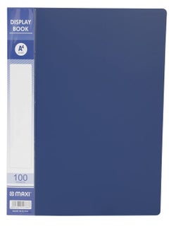 Buy 100-Pocket Display Book Blue Cover in UAE
