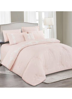 Buy 7-Piece Lace Embroidery Comforter Set,Lisa-014 in Saudi Arabia