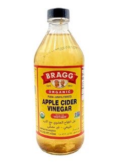 Buy Raw Organic Apple Cider Vinegar with The Mother Unfiltered - 473 ml in Saudi Arabia