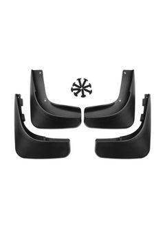 اشتري 4-Piece Car Mudguards For Volkswagen Golf 2009/2010/2011/2012 في السعودية