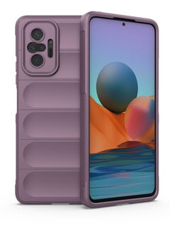 Buy Compatible With Xiaomi Redmi Note 10 Pro/Note 10 Pro Max Magic Case ShockProof (Purple) in Egypt