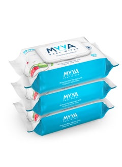 Buy Myya Baby Wipes  Pack of 3 in UAE