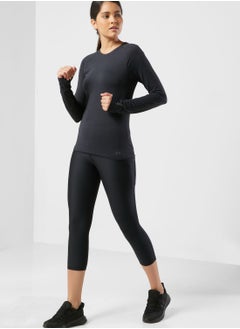 Buy HeatGear Armour High Rise Capri in Saudi Arabia