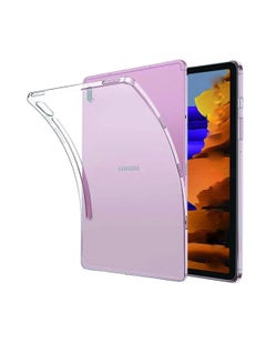 اشتري lear Case for Samsung Galaxy Tab S7 Plus 12.4 inch 2020 / Galaxy Tab S7 FE 12.4 / tab s8 plus inch 2021, TPU Crystal Clear Soft Shell Back Case Cover Transparent في مصر