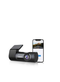 Buy KAWA Car DVR D6 Dash Cam for Car 1440P Video Recorder EN RU FR JP Voice Control 24H Parking Mode WiFi App Control Night Vision in Saudi Arabia