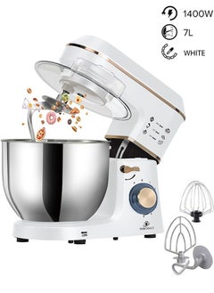 Buy Hyper Plus electric mixer, 7 liters, 1400 watts, with lid and LED lighting in Saudi Arabia