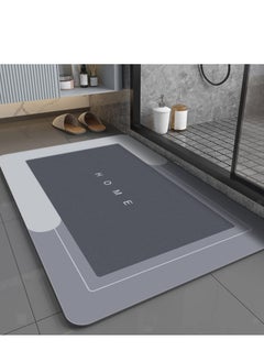 Buy Diatom Bath Mat, Anti-Slip Bathroom Floor Mats and Quick Dry Bath Rug, Super Absorbent Bathtub Mat with Non-Slip, Soft, Easier Clean Carpet 60 x 40 cm in Saudi Arabia