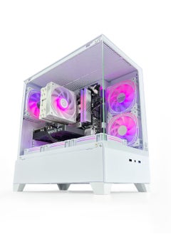 Buy Nova Skye Gaming PC - Intel Core i5-12400F Processor | NVIDIA RTX 4060 8GB GPU | 16GB DDR4 RAM | 2TB M.2 NVMe SSD | ARGB Air Cooler | WiFi + Bluetooth Ready | Windows 11 Pro | Game Sekret Desktop Computer Tower (White) in UAE