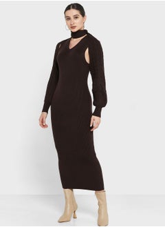 Buy Knitted Bodycon Dress in Saudi Arabia