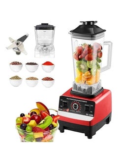 Buy Heavy Duty Blender Mixer Electric High Speed Juicer Food Processor 2.5L 4500W BPA Free High Power Blenders For Kitchen Stainless Countertop Ice Smoothie Blender in UAE