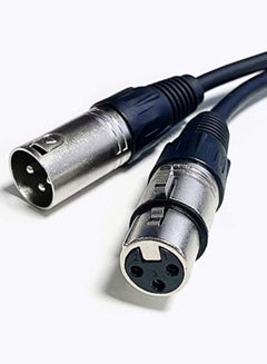 Buy Audio Cable, XLR 3 Pin male to female, AWG24 - 5 Meters in UAE