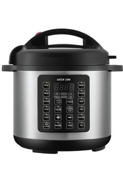 اشتري 1300W 6L Electric Pressure Cooker With Digital Display and 14 Cooking Modes For Quick and Easy Meals - Black في الامارات