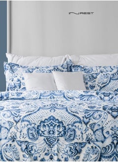 Buy Quincy King Duvet Set (Without Filling) 100% Cotton 8pcs in Saudi Arabia