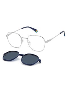 اشتري Unisex UV Protection Octagonal Sunglasses - Pld 6184/Cs Rt Blue 51 - Lens Size: 51 Mm في الامارات