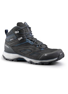 اشتري Men's Waterproof Mountain Walking Shoes - MH100 Mid - Black في مصر