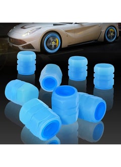 Buy 12Pcs Luminous Tire Valve Stem Caps, Fluorescent Tire Air Cap Universal Stem Covers Car Accessories for SUV Trucks Motorcycles Trucks Bike in UAE