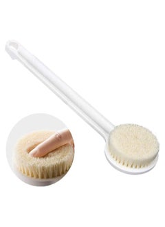 Buy Body Brush, Dry Brushing Shower Bath Brush Long Handle Gentle Back Skin Scrubber Exfoliate Massage Improve Blood Circulation Cellulite Treatment in Saudi Arabia