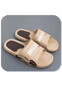 Buy Bathroom PVC Shower Slippers Non-Slip in UAE