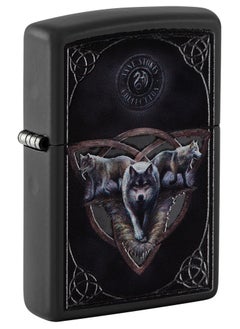 اشتري Zippo CI405813 218 Anne Stokes Collection Black Matte Windproof Lighter في الامارات