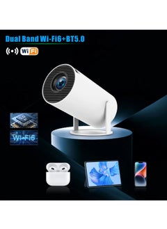 Buy HY 300 Portable Projector Pocket 5G WIFI Android11.0 Support 130 Inch Home Theater Full HD 1080P for Indoor Outdoor Home Birthday Gift Compatible with TV Stick/HDMI/USB/PS5/iOS/PS4 in Saudi Arabia