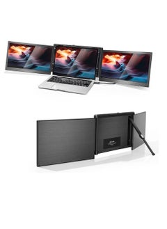 اشتري V2COM OFIYAA P2 PRO Triple Portable Monitor for Laptop Screen Extender Dual Monitor 13.3'' FHD 1080P IPS Display Type-C/PD/TF Support M1/M2 MacBook, for 13.3''-16.5'' Notebook Computer Mac في الامارات