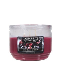 Buy Juicy Black Cherries Scented Jar Candle Marron 283 g 1879565 in Saudi Arabia