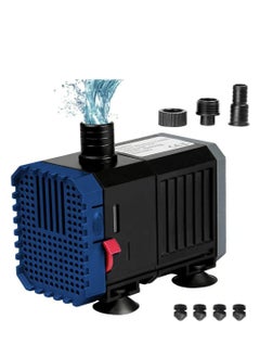 Buy Submersible water pump flow adjustable fountain pump for aquarium hydroponics in UAE