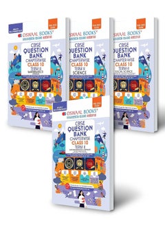 اشتري Oswaal CBSE Question Bank Chapterwise For Term 2, Class 10 (Set of 4 Books) English Language & Literature, Science, Social Science & Math (Standard) (For 2022 Exam) في الامارات