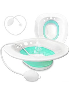 اشتري Portable Hip Bath Tub Wash Basin,Hemorrhoids Postpartum Care Soaking Bath Sitz Bath over the Toilet Hip Soaking Bath,Perineal Relief and Episiotomy, Postpartum Care,Pregnant Women في السعودية