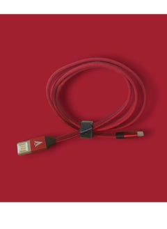 Buy VONK V05 Quick Charge Data Cable Micro -USB Mobile Phone Charger USB 2A Fast Charging Cable - Red in Egypt