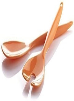 اشتري M-Design Plastic Salad Serving Spoon & Fork Set (Orange) في مصر