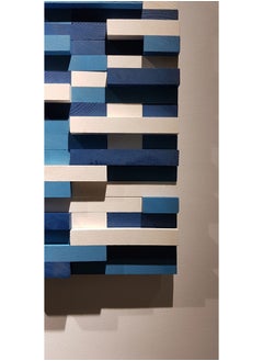 اشتري Rectangular Mosaic Wooden Wall Art By Woodeometry في مصر