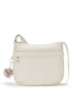 Buy KIPLING Arto Medium crossbody Beige Pearl-108783KA in UAE